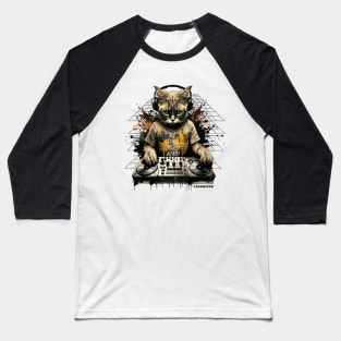 DJ Cat - Be Cool Stay Kind Baseball T-Shirt